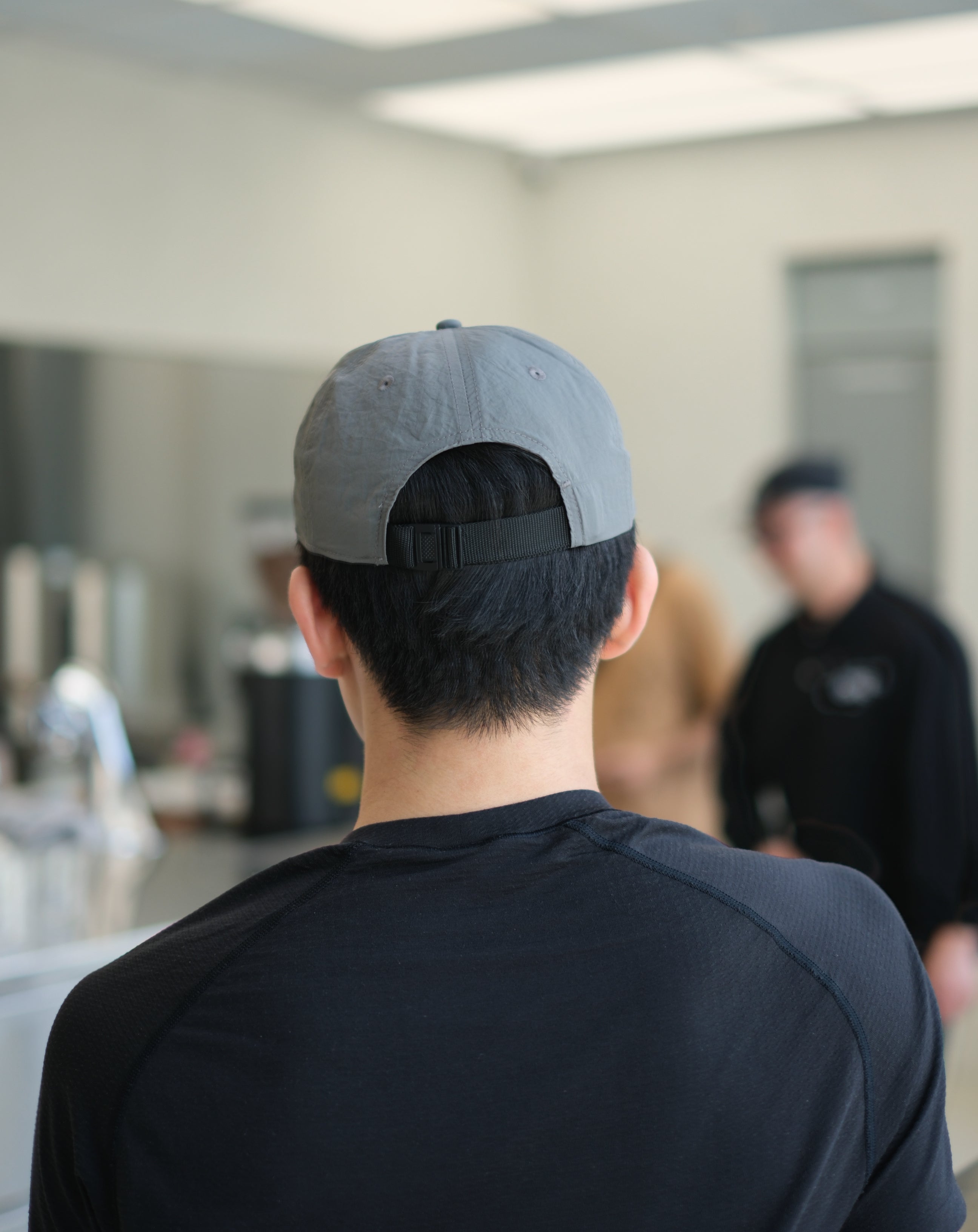 OIDÉ Crinkle Nylon Cap - Dark Grey