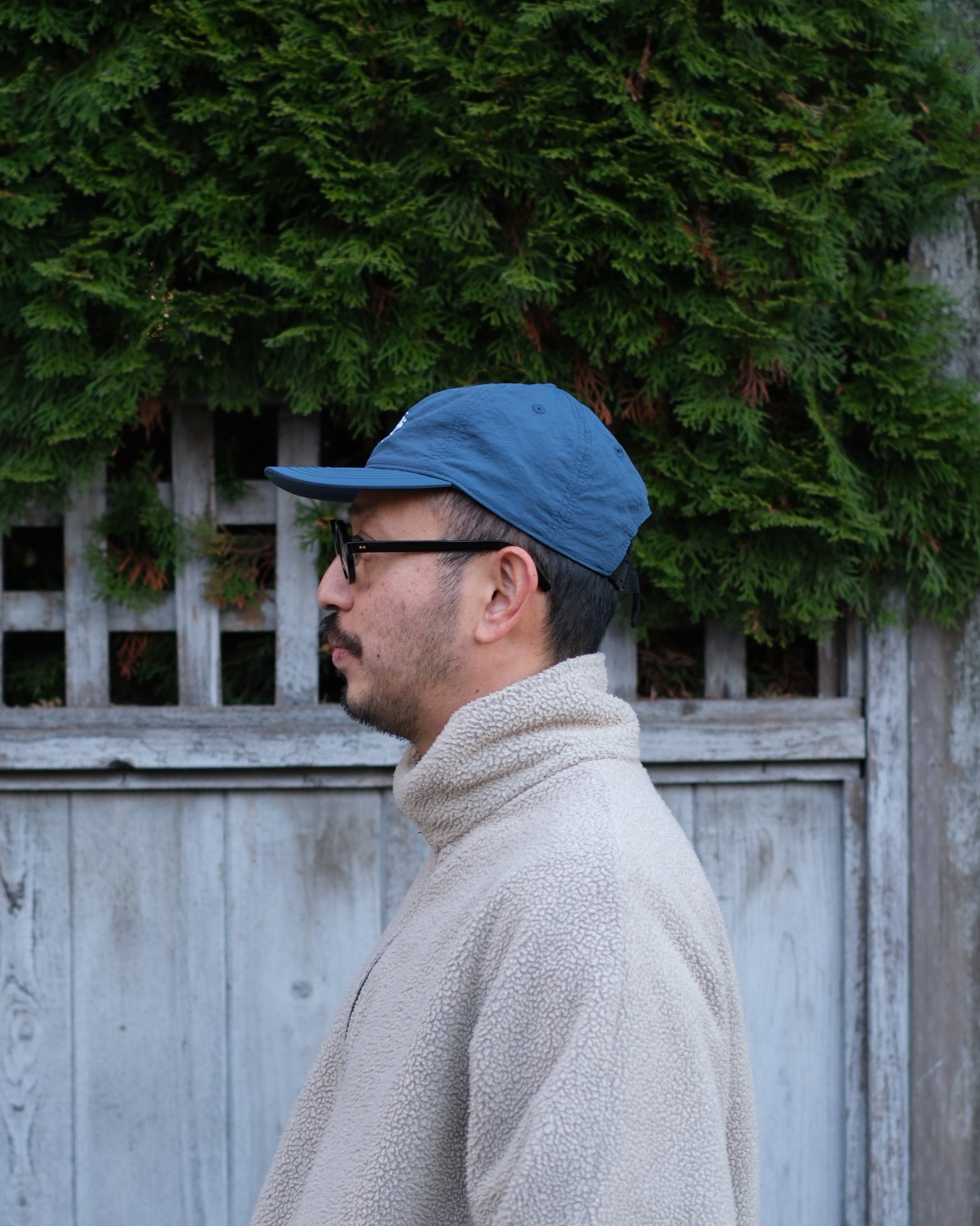 OIDÉ Crinkle Nylon Cap Blue