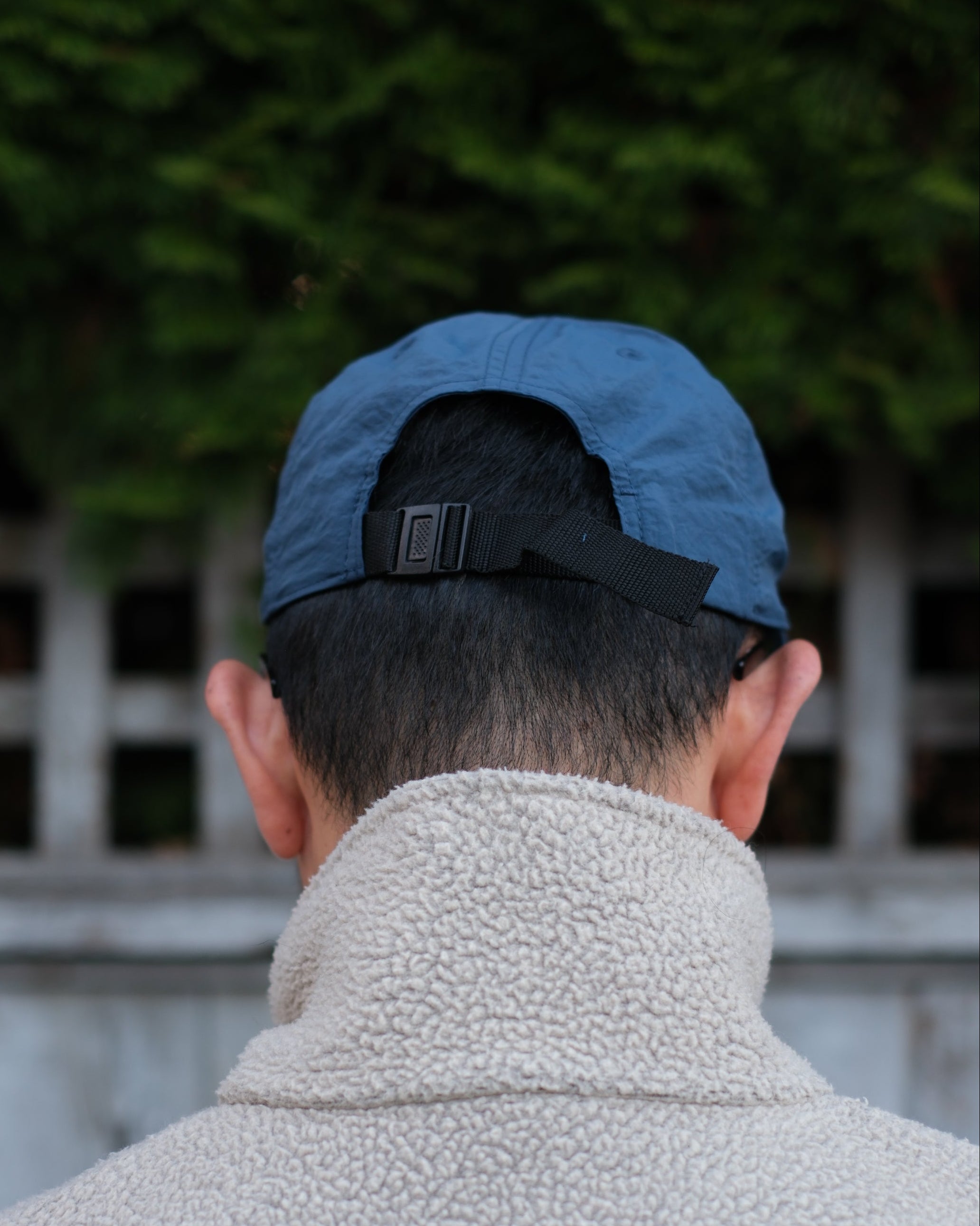 OIDÉ Crinkle Nylon Cap Blue