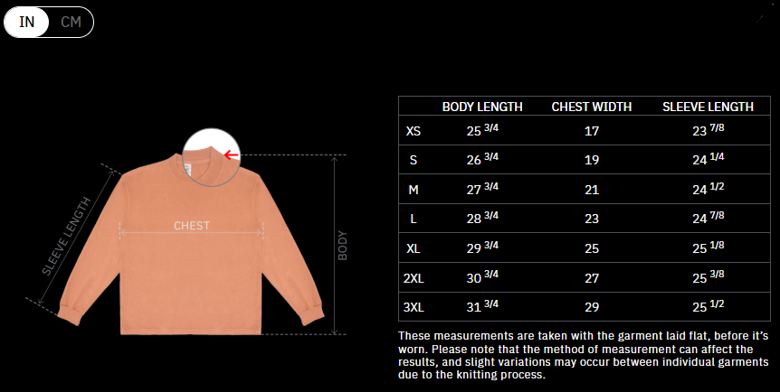 Size Guide